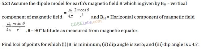 NCERT Exemplar Class 12 Physics Chapter 5 Magnetism and Matter-30