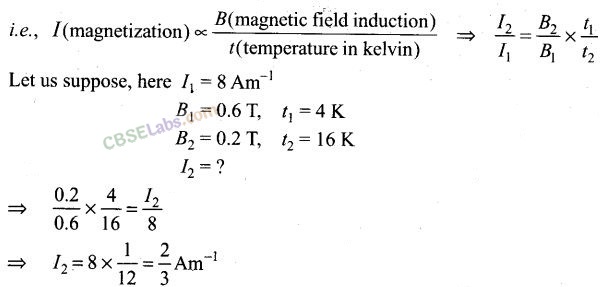 Magnetism And Matter Mcqs Learn Cbse Class 12