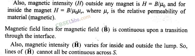 Magnetism And Matter Exemplar Class 12