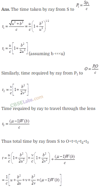 NCERT Exemplar Class 12 Physics Chapter 9 Ray Optics and Optical Instruments-54
