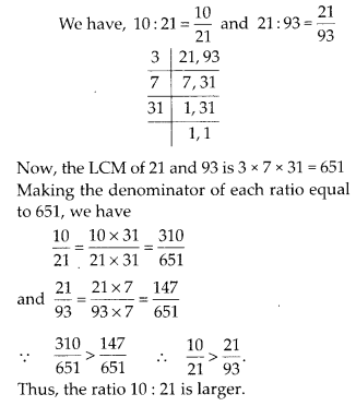 NCERT Exemplar Class 6 Maths Chapter 8 Ratio and Proportions 46