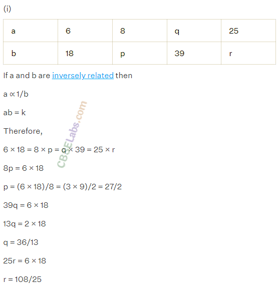 NCERT Exemplar Class 8 Maths Chapter 10 Direct and Inverse Proportion 52