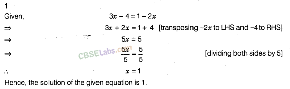 NCERT Exemplar Class 8 Maths Chapter 4 Linear Equations in One Variable-10