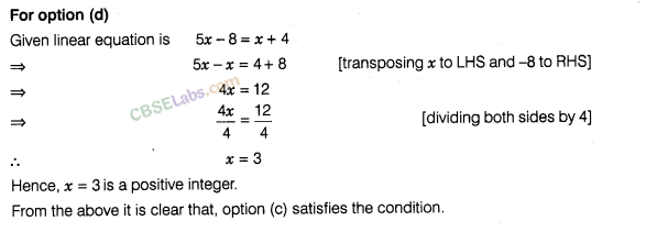 NCERT Exemplar Class 8 Maths Linear Equations 
