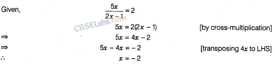 NCERT Exemplar Class 8 Maths Chapter 4 Linear Equations in One Variable-28
