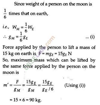 NCERT Exemplar Class 9 Science Chapter 10 Gravitation Img 1