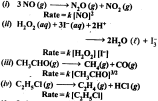 NCERT Solutions For Class 12 Chemistry Chapter 4 Chemical Kinetics Exercises Q1