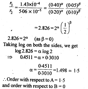 NCERT Solutions For Class 12 Chemistry Chapter 4 Chemical Kinetics Exercises Q10.2