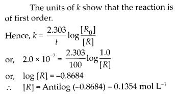 NCERT Solutions For Class 12 Chemistry Chapter 4 Chemical Kinetics Exercises Q24