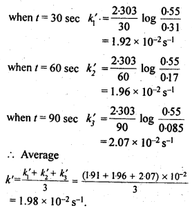 NCERT Solutions For Class 12 Chemistry Chapter 4 Chemical Kinetics Exercises Q8.1