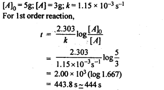 NCERT Solutions For Class 12 Chemistry Chapter 4 Chemical Kinetics Textbook Questions Q5