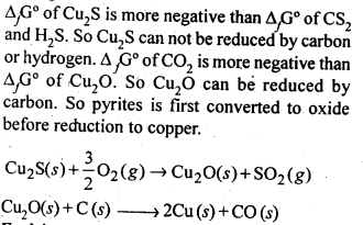 NCERT Solutions For Class 12 Chemistry Chapter 6 General Principles and Processes of Isolation of Elements Exercises Q3