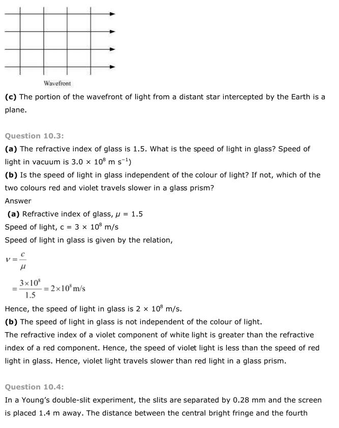 NCERT Solutions For Class 12 Physics Chapter 10 Wave Optics 3