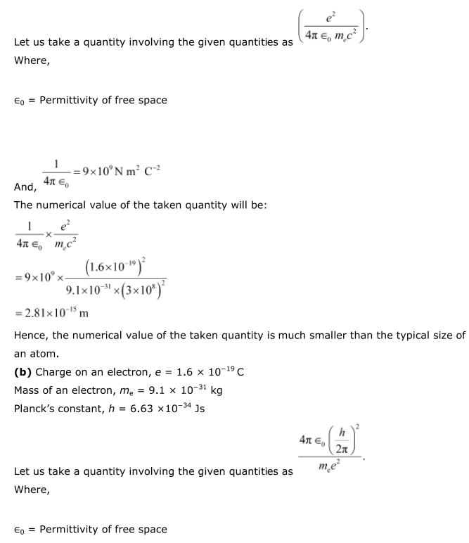 NCERT Solutions For Class 12 Physics Chapter 12 Atoms 16