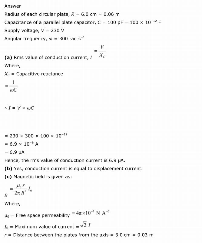 NCERT Solutions For Class 12 Physics Chapter 8 Electromagnetic Waves 3