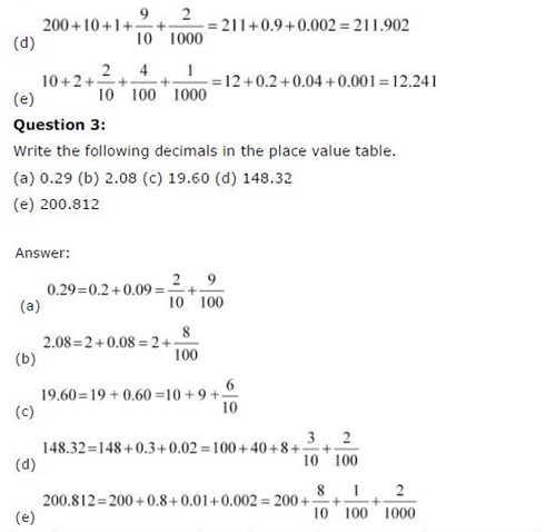 NCERT Solutions For Class 6 Maths Decimals Exercise 8.2 Q3