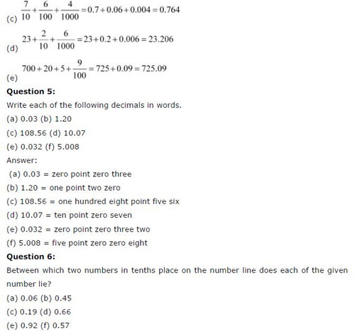 NCERT Solutions For Class 6 Maths Decimals Exercise 8.2 Q5
