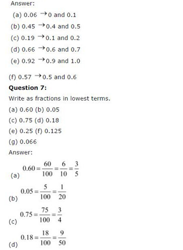 NCERT Solutions For Class 6 Maths Decimals Exercise 8.2 Q6