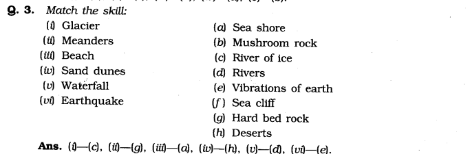 NCERT Solutions For Class 7 Geography Social Science Chapter 3 Our Changing Earth Q3