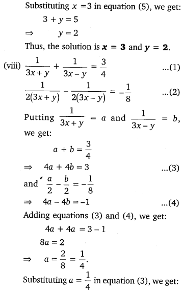 NCERT Solutions for Class 10 Maths Chapter 3 Pdf Pair Of Linear Equations In Two Variables Ex 3.6 Q1.10