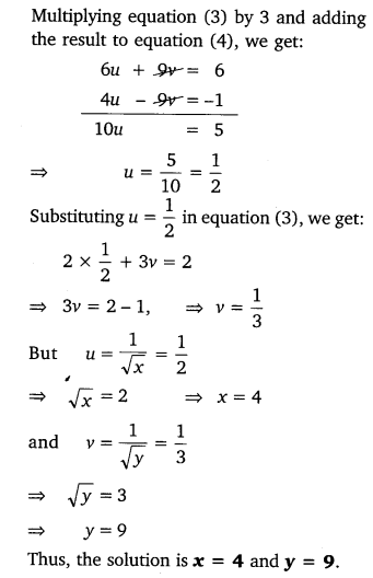 NCERT Solutions for Class 10 Maths Chapter 3 Pdf Pair Of Linear Equations In Two Variables Ex 3.6 Q1.2
