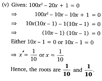 NCERT Solutions for Class 10 Maths Chapter 4 Quadratic Equations Exercise PDF 4.2 Q1