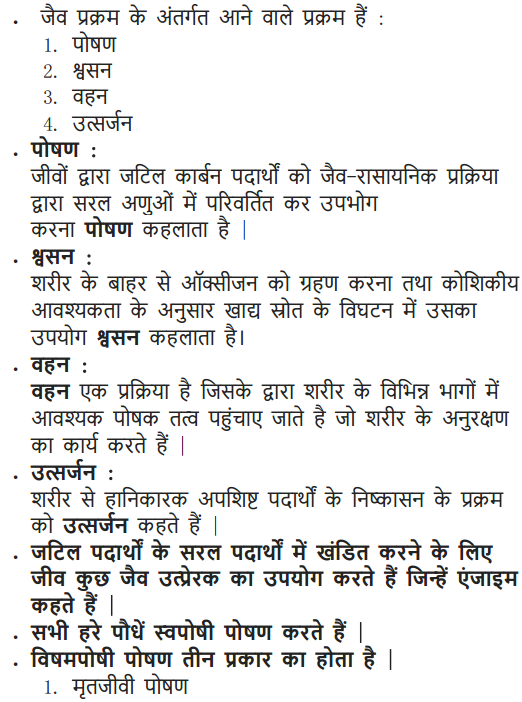 NCERT Solutions for Class 10 Science Chapter 6 Life Processes Hindi Medium 2