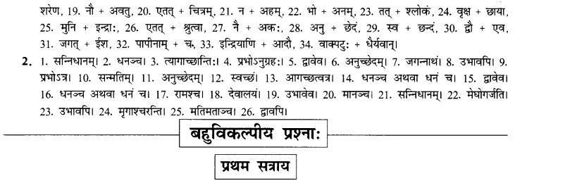 NCERT Solutions for Class 10th Sanskrit Chapter 1 सन्धि 35