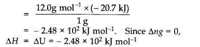 NCERT Solutions for Class 11 Chemistry Chapter 6 Thermodynamics SAQ Q8