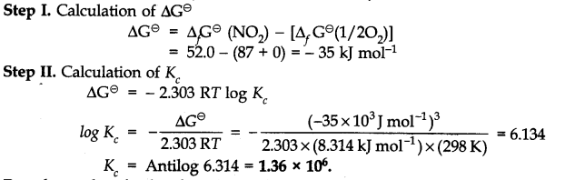 NCERT Solutions for Class 11 Chemistry Chapter 7 Equilibrium Q23.1