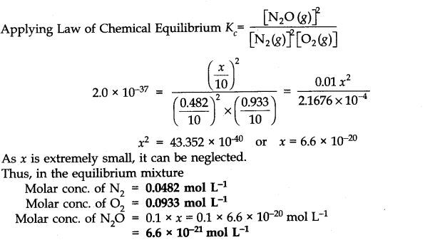 NCERT Solutions for Class 11 Chemistry Chapter 7 Equilibrium Q8.3