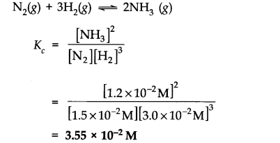 NCERT Solutions for Class 11 Chemistry Chapter 7 Equilibrium SAQ Q1