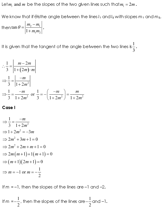 NCERT Solutions for Class 11 Maths Chapter 10 Straight Lines Ex 10.1 Q11.1
