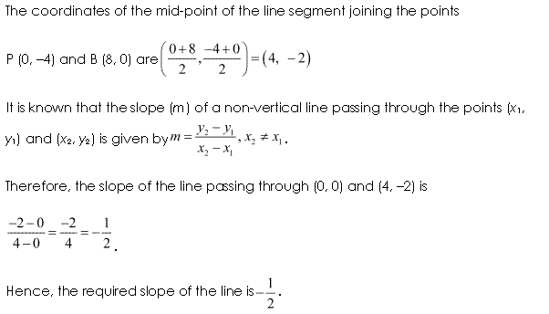 NCERT Solutions for Class 11 Maths Chapter 10 Straight Lines Ex 10.1 Q5.1