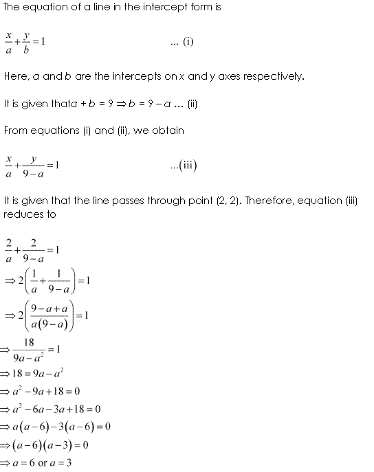NCERT Solutions for Class 11 Maths Chapter 10 Straight Lines Ex 10.2 Q13.1