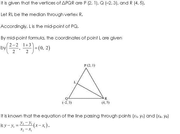 NCERT Solutions for Class 11 Maths Chapter 10 Straight Lines Ex 10.2 Q9.1