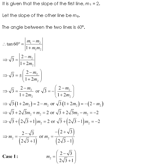 NCERT Solutions for Class 11 Maths Chapter 10 Straight Lines Ex 10.3 Q12.1
