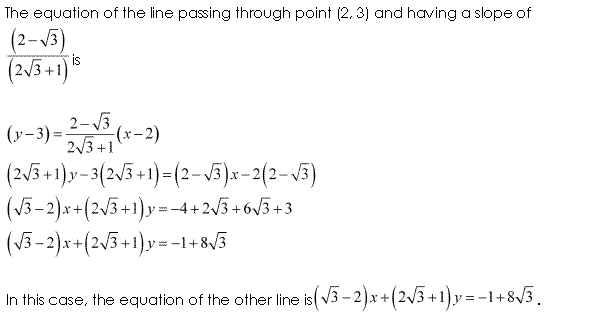 NCERT Solutions for Class 11 Maths Chapter 10 Straight Lines Ex 10.3 Q12.2
