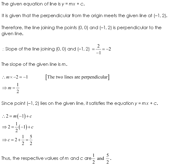 NCERT Solutions for Class 11 Maths Chapter 10 Straight Lines Ex 10.3 Q15.1