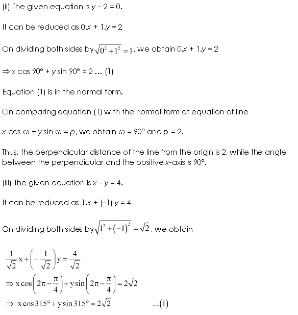 NCERT Solutions for Class 11 Maths Chapter 10 Straight Lines Ex 10.3 Q3.2