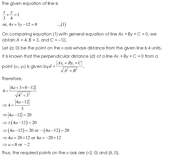 NCERT Solutions for Class 11 Maths Chapter 10 Straight Lines Ex 10.3 Q5.1