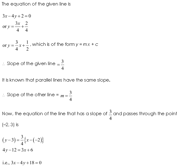 NCERT Solutions for Class 11 Maths Chapter 10 Straight Lines Ex 10.3 Q7.1