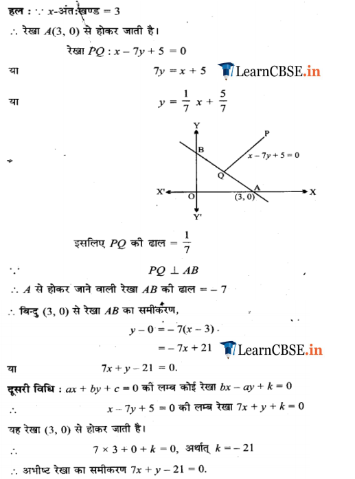 11 Maths Exercise 10.3 Pdf in Hindi Medium