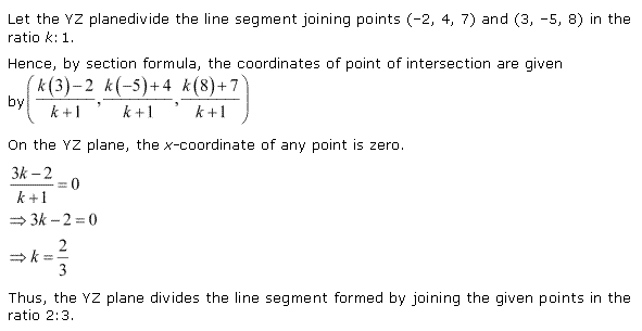 NCERT Solutions for Class 11 Maths Chapter 12 Introduction to three Dimensional Geometry Ex 12.3 Q3.1