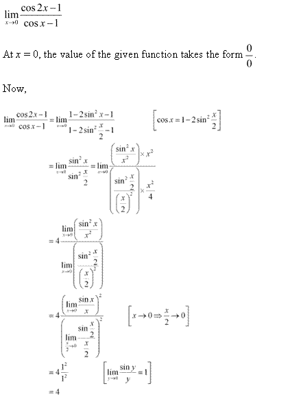 NCERT Solutions for Class 11 Maths Chapter 13 Limits and Derivatives Ex 13.1 Q17.1