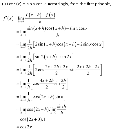 NCERT Solutions for Class 11 Maths Chapter 13 Limits and Derivatives Ex 13.2 Q11.1