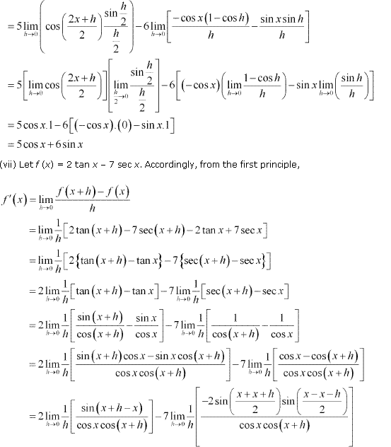 NCERT Solutions for Class 11 Maths Chapter 13 Limits and Derivatives Ex 13.2 Q11.9