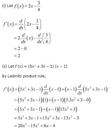 NCERT Solutions for Class 11 Maths Chapter 13 Limits and Derivatives Ex 13.2 Q9.1