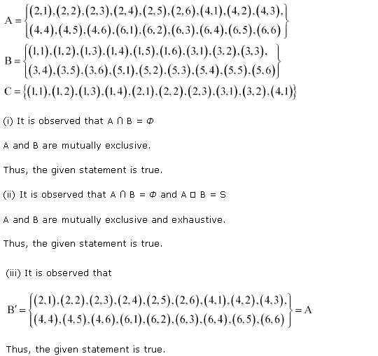 NCERT Solutions for Class 11 Maths Chapter 16 Probability Ex 16.2 Q7.1