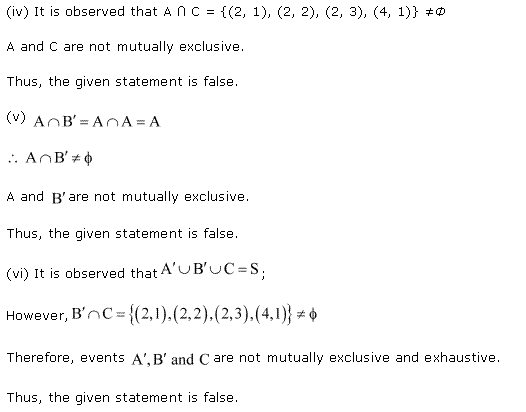 NCERT Solutions for Class 11 Maths Chapter 16 Probability Ex 16.2 Q7.2